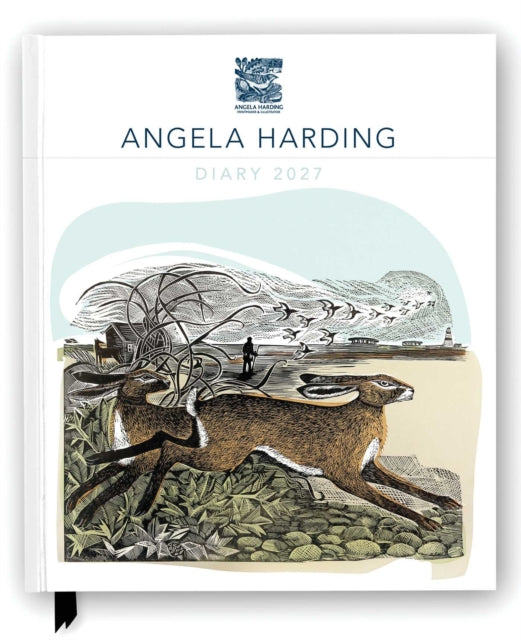 Angela Harding 2027 Desk Diary Planner - Week to View, Illustrated throughout - 9781806941674