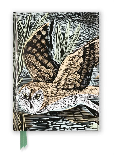 Angela Harding: Marsh Owl 2027 Luxury Diary Planner – Page to View with Notes - 9781806941803