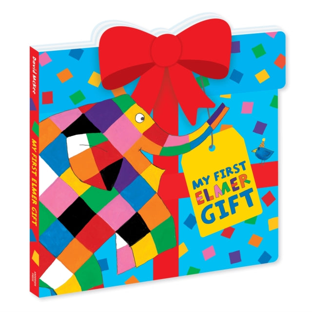 My First Elmer Gift : Shaped Board Book - 9781839136276