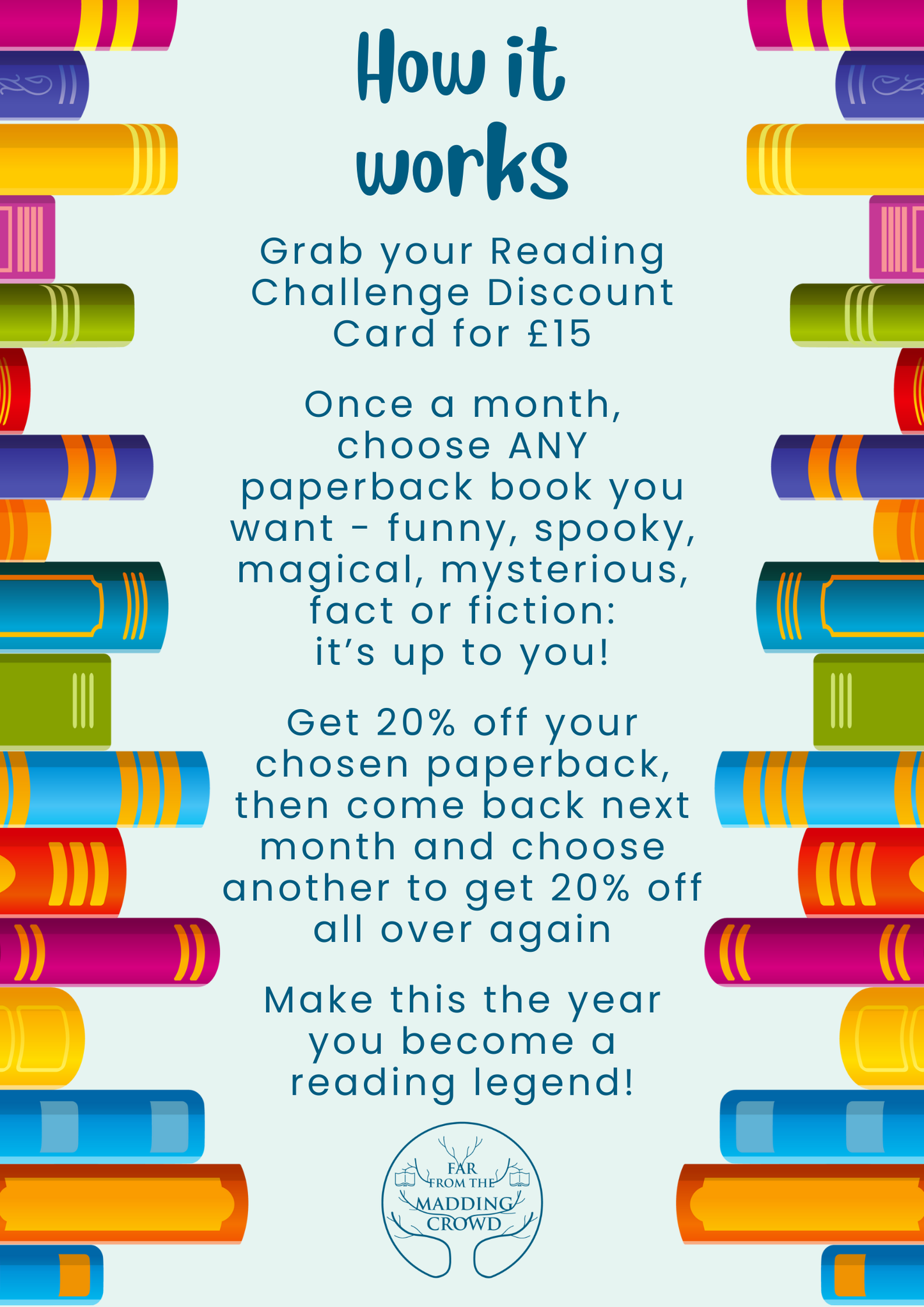 Kids Reading Challenge Discount Card