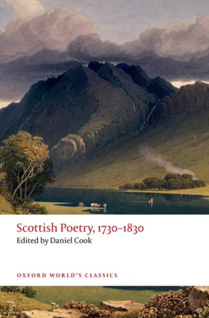 Scottish Poetry, 1730-1830 - 9780198803553