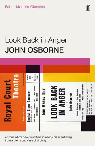 Look Back in Anger : Faber Modern Classics - 9780571322763