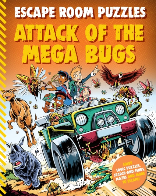 Escape Room Puzzles: Attack of the Mega Bugs - 9780753448267