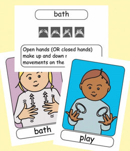 Let's Sign BSL Flashcards : Early Years and Baby Signs (British Sign Language) - 9780954238452