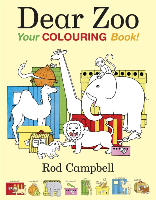 Dear Zoo: Your Colouring Book - 9781035034932