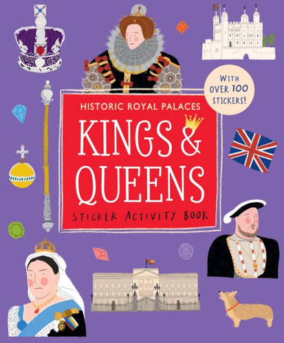 Kings and Queens Sticker Activity Book - 9781406390995