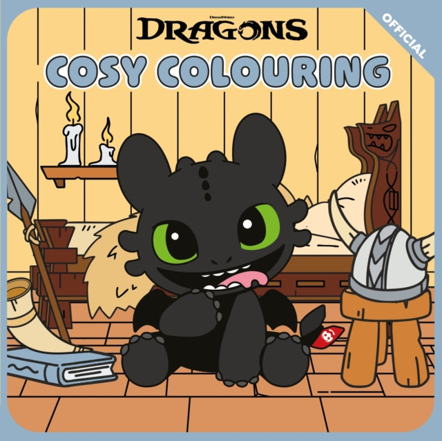 DreamWorks Dragons: Cosy Colouring : An official How to Train Your Dragon cosy colouring adventure - 9781408379288