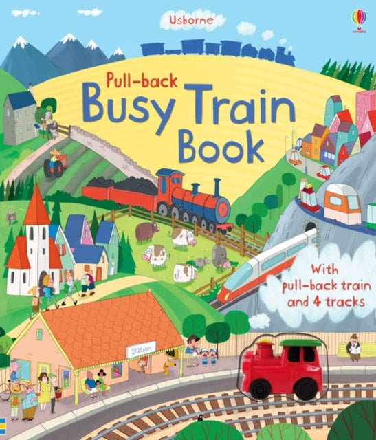Pull-back Busy Train Book - 9781409550341