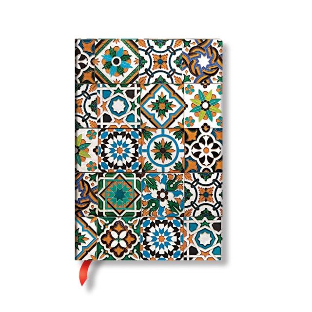 Porto (Portuguese Tiles) Mini Hardback Address Book (Elastic Band Closure) - 9781439798140