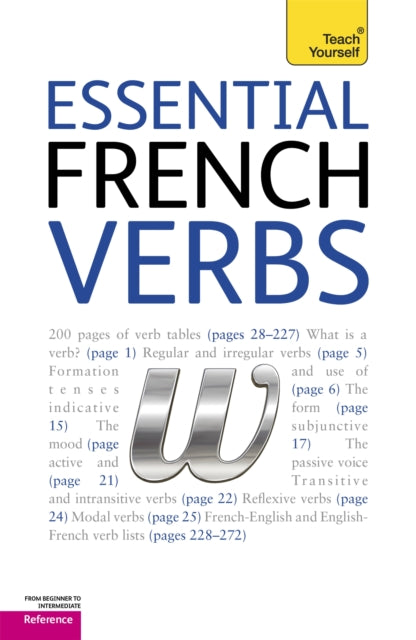 Essential French Verbs: Teach Yourself - 9781444103601