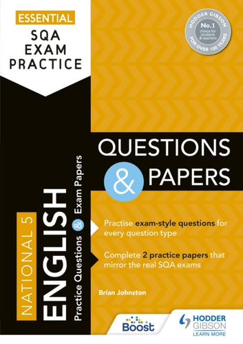 Essential SQA Exam Practice: National 5 English Questions and Papers : From the publisher of How to Pass - 9781510471863
