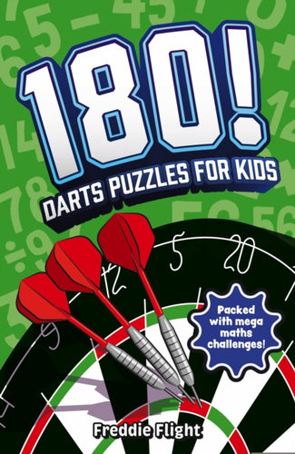 180! Darts Puzzles for Kids - 9781526367945