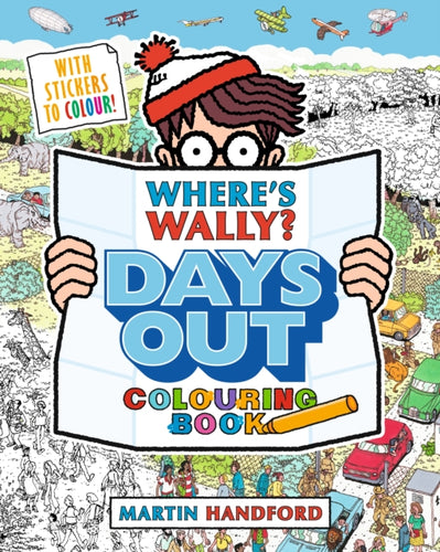 Where's Wally? Days Out: Colouring Book - 9781529507386