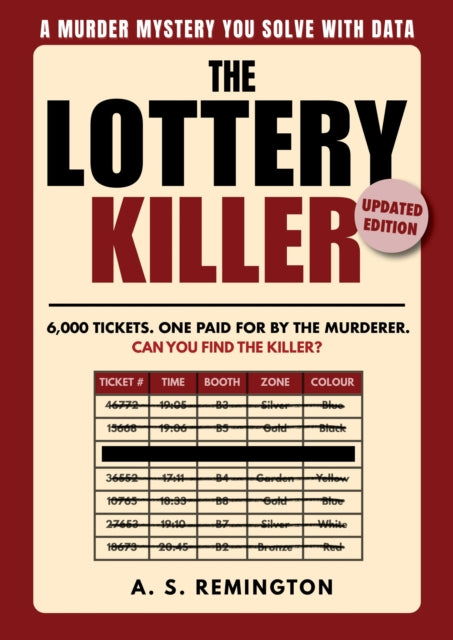 The Lottery Killer vol. 1 : Updated Edition | An Immersive Murder Mystery Logic Puzzle | Eliminate 6,000 Tickets to Find the Killer - 9781761502231