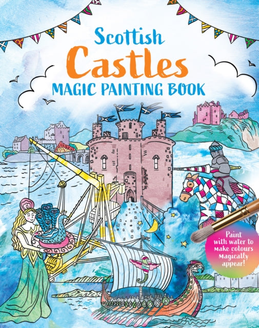 Scottish Castles: Magic Painting Book - 9781780279329