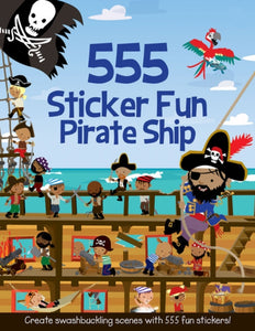 555 Sticker Fun - Pirate Ship Activity Book - 9781787009714