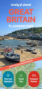 Lonely Planet Great Britain Planning Map - 9781787015722