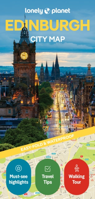 Lonely Planet Edinburgh City Map - 9781787018266