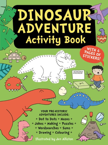 Dinosaur Adventure Activity Book - 9781787080058