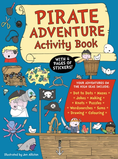 Pirate Adventure Activity Book - 9781787080072