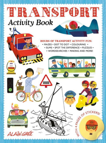 Transport Activity Book - 9781787080225