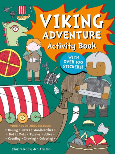 Viking Adventure Activity Book - 9781787080744