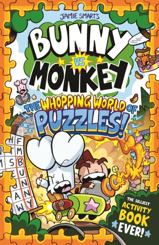 Bunny vs Monkey: The Whopping World of Puzzles (a Phoenix Comic Book, from the million-selling Jamie Smart, Illustrator of the Year) - 9781788453509