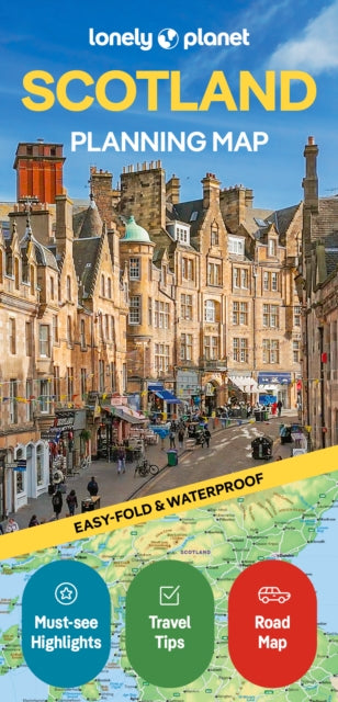 Lonely Planet Scotland Planning Map - 9781788688796