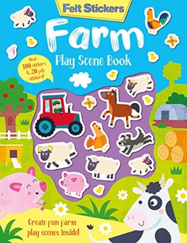 Felt Stickers Farm Play Scene Book - 9781789585285