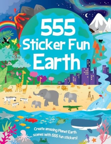 555 Sticker Fun - Earth Activity Book - 9781801059282