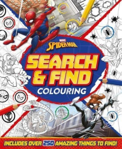 Marvel Spider-Man: Search & Find Colouring - 9781803684536