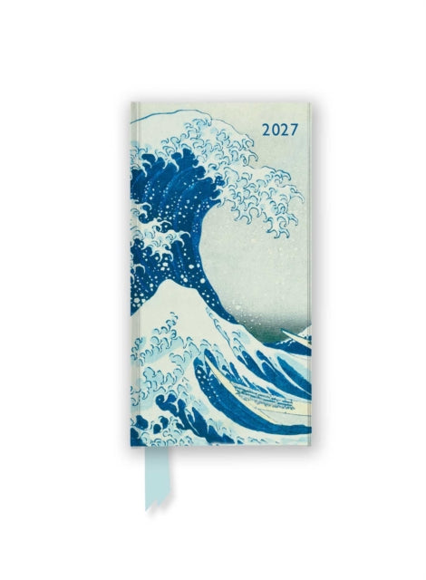 Katsushika Hokusai: The Great Wave 2027 Luxury Slimline Pocket Diary Planner – Week to View - 9781806942145