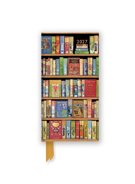 Bodleian Libraries: Bookshelves 2027 Luxury Slimline Pocket Diary Planner – Week to View - 9781806942152