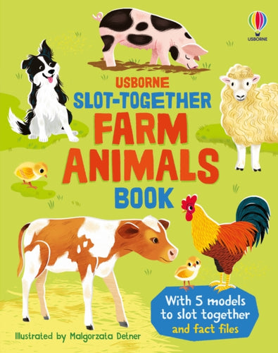 Slot-together Farm Animals Book - 9781835409312