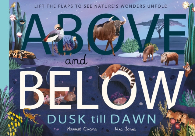 Above and Below: Dusk till Dawn : Lift the flaps to see nature's wonders unfold - 9781838914028