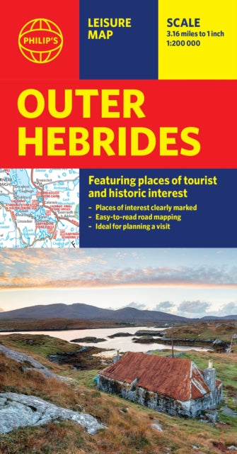 Philip's Outer Hebrides: Leisure and Tourist Map : Featuring Places of Tourist and Historic Interest - 9781849077071