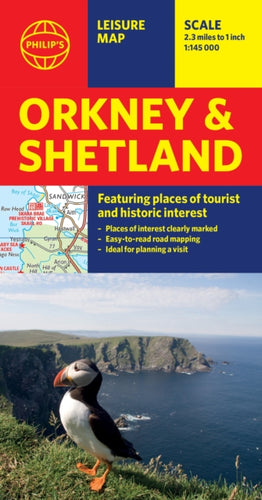 Philip's Orkney and Shetland : Featuring Places of Tourist and Historic Interest - 9781849077088