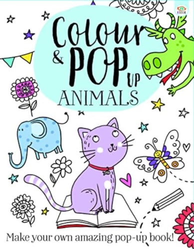 Colour & Pop Up Animals - 9781914598890