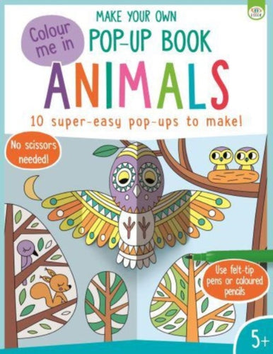 Make Your Own Pop Up Book Animals - 9781915995063
