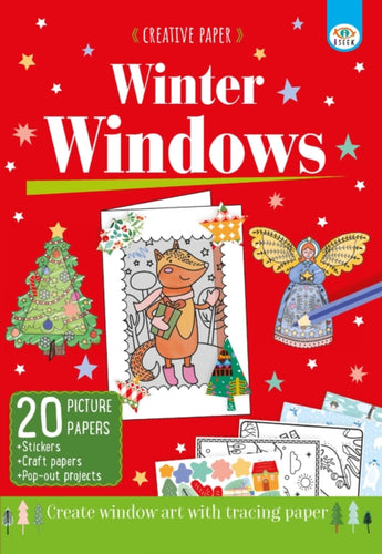 Creative Paper: Winter Windows : Creative window art with tracing paper - 9781915995261