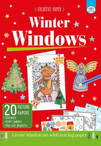 Creative Paper: Winter Windows : Creative window art with tracing paper - 9781915995261