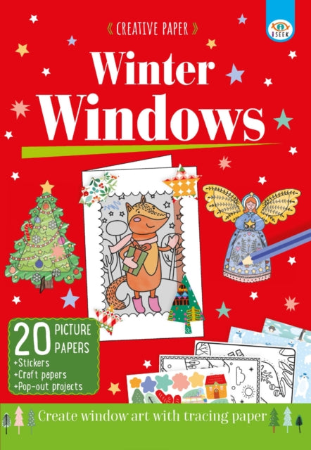 Creative Paper: Winter Windows : Creative window art with tracing paper - 9781915995261