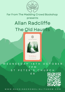 Author Talk: Allan Radcliffe, Wednesday 18th October, 7pm
