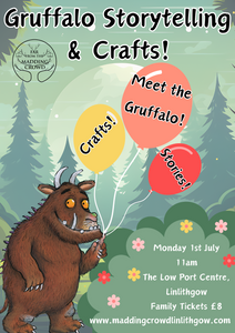 Meet the Gruffalo! Monday 1st July, 11.00am