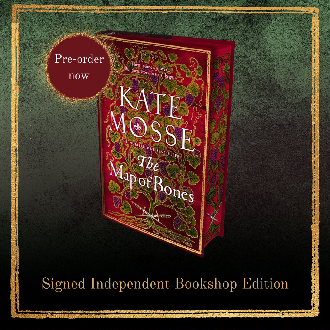 Pre-Order for 10th of October: Signed Indie Exclusive Edition of The Map of Bones by Kate Mosse