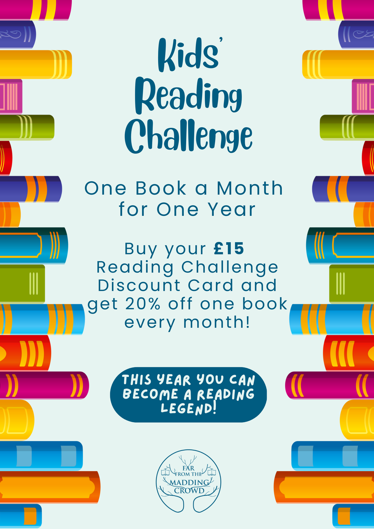 Kids Reading Challenge Discount Card