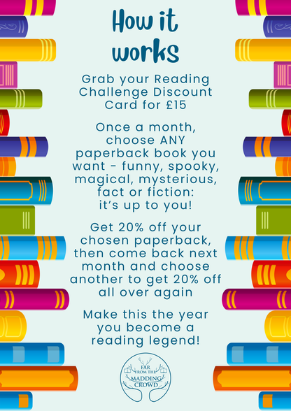 Kids Reading Challenge Discount Card