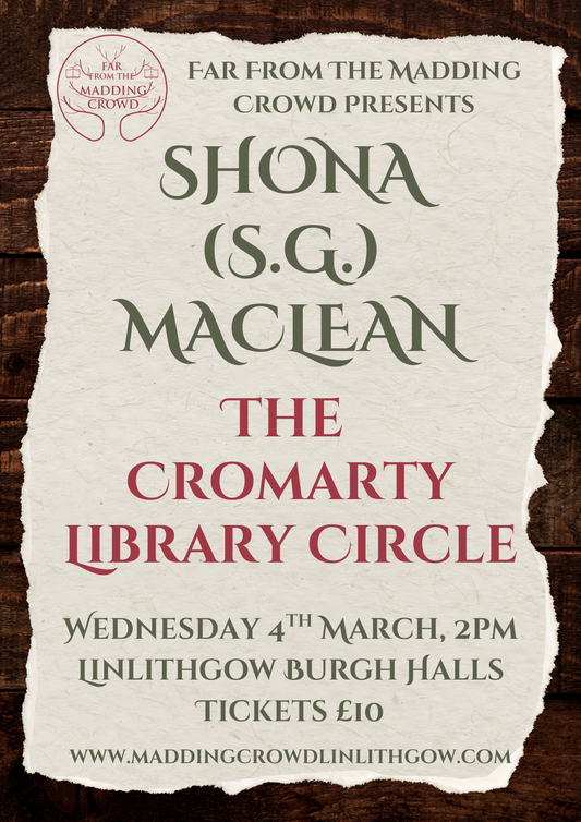 Author Talk with Shona (S.G.) MACLEAN, Wednesday 4th March, 2026