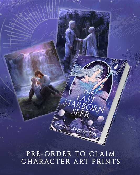 Pre-Order for 5th March 2026: Signed Indie Exclusive copy of The Last Starborn Seer by Venetia Constantine