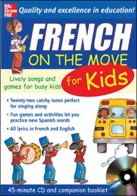 French On The Move For Kids (1CD + Guide)-9780071456920